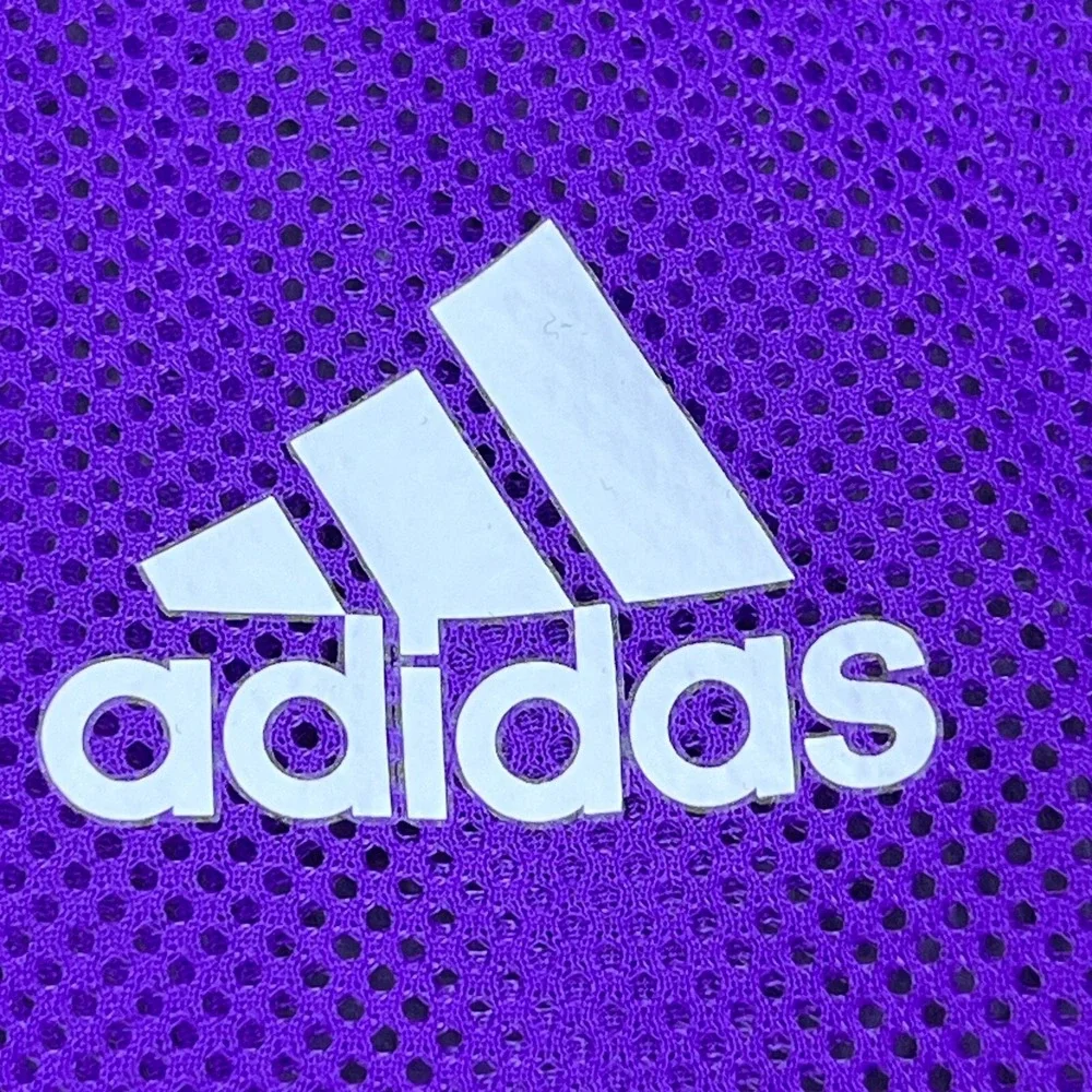 Lot Of 2 Adidas Training Pro 20 Bibs‎ Men's S Soccer Purple Mesh Tank Top Jersey